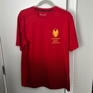 Under Armour and marvel collab t-shirt
